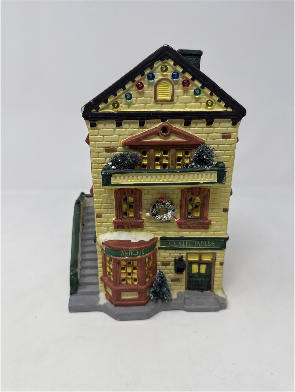 Vintage 1995 Noma Christmas Antique And Collectibles House